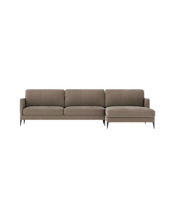 Andorra loungesohva gabby taupe