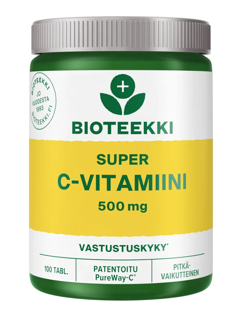 Bioteekki Super C-Vitamiini 500 mg 100 tabl