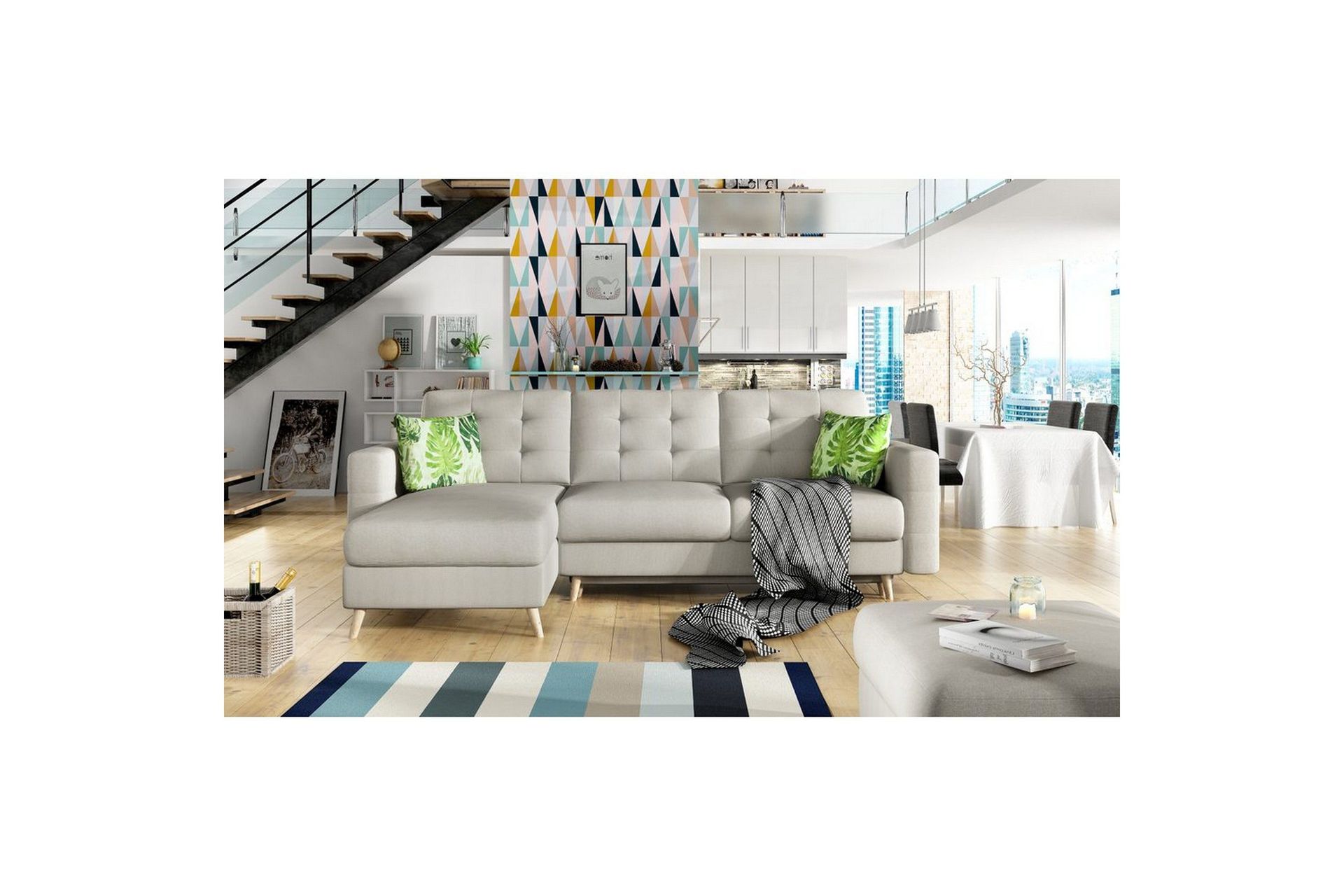 Kulmasohva Eltap Asgard L 248x93x162 cm