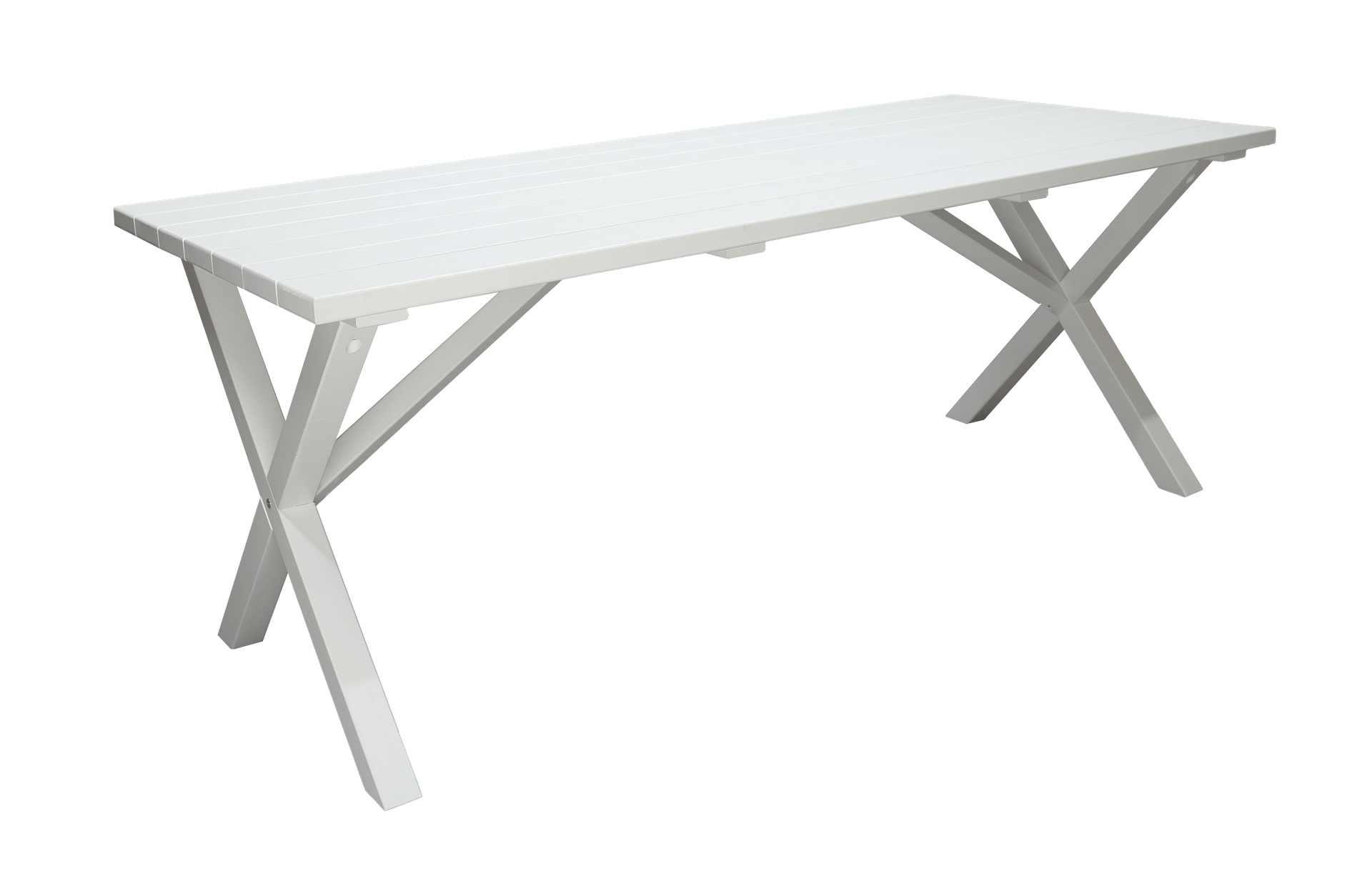 Scottsdale Ulkopöytä Suorakulmainen Valkoinen 190 cm