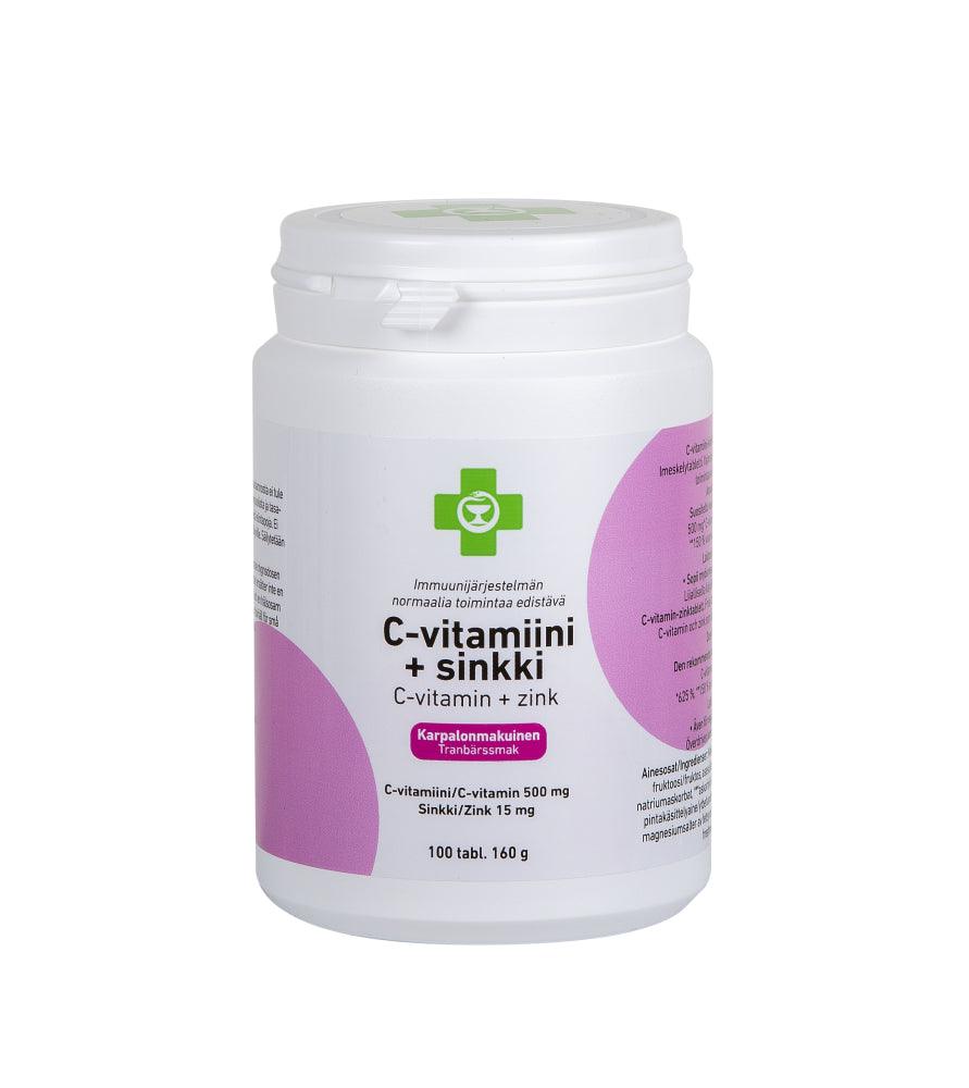 C-Vitamiini + Sinkki 100 tabl