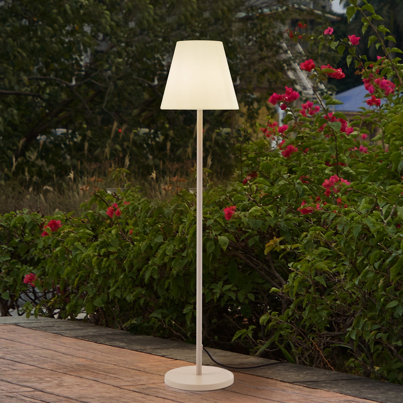 Jaimy-terassivalaisin, beige, 150 cm, E27