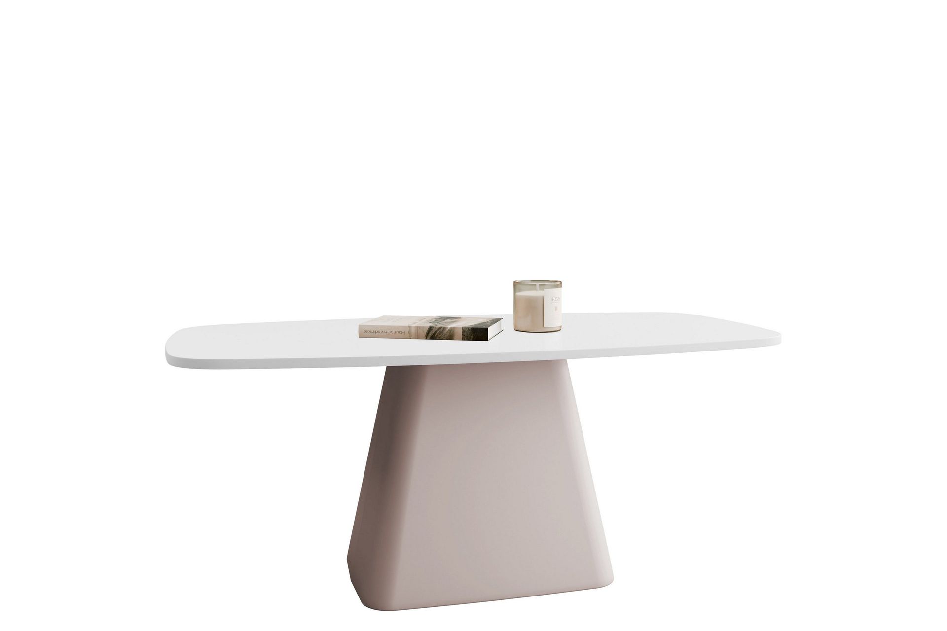 Meylor Sohvapöytä 120 cm Valkoinen/Beige
