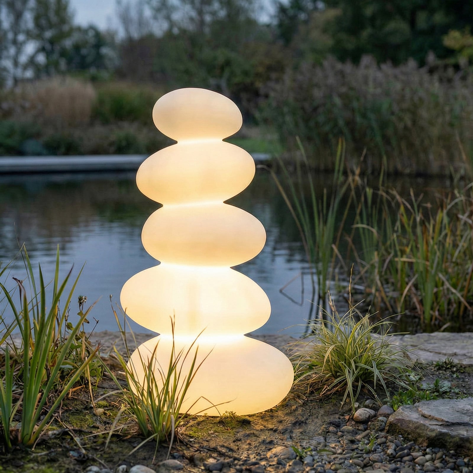 Soriel LED-terassivalaisin, 72 cm, valkoinen